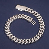 GL 20mm Miami Cuban Link Chain Hiphop Iced Out 5A+ Diamond 14K Gold Plated